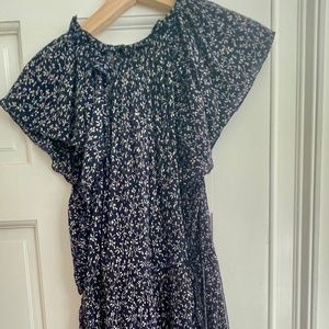 Ulla Johnson Blue & White Midi Dreas